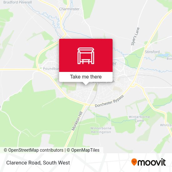 Clarence Road map