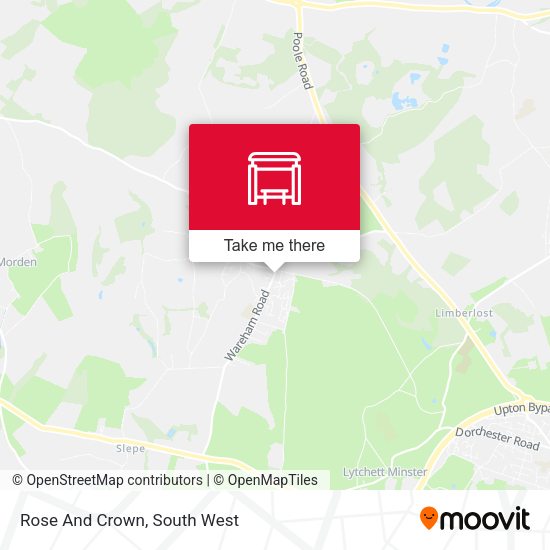 Rose And Crown map
