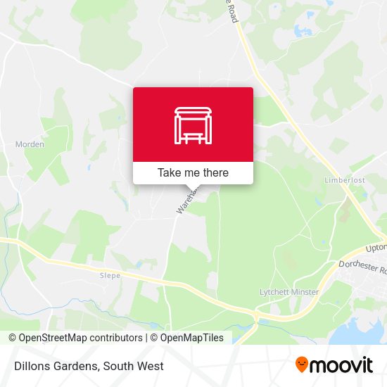 Dillons Gardens map