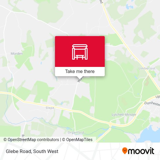 Glebe Road map