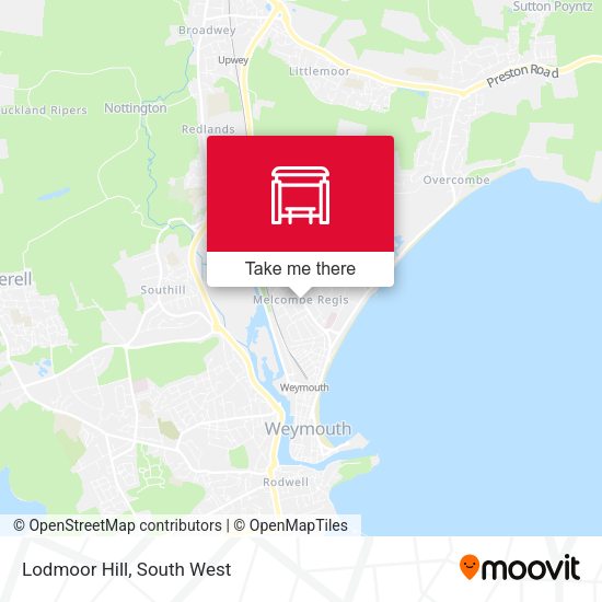 Lodmoor Hill map