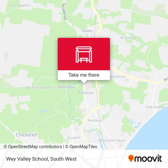 Wey Valley School map