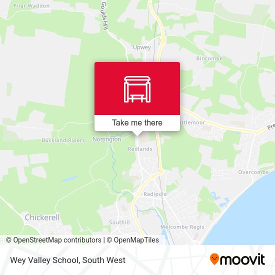 Wey Valley School map