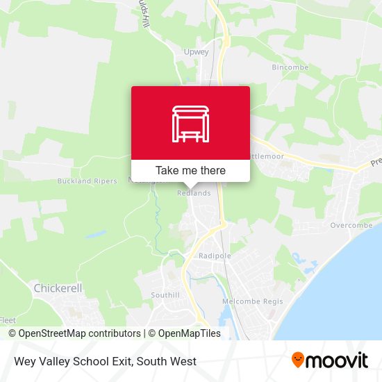 Wey Valley School Exit map