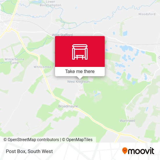 Post Box map