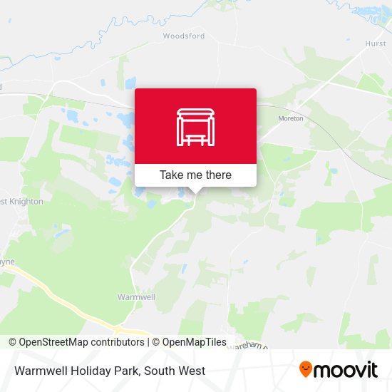 Warmwell Holiday Park map