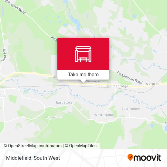 Middlefield map