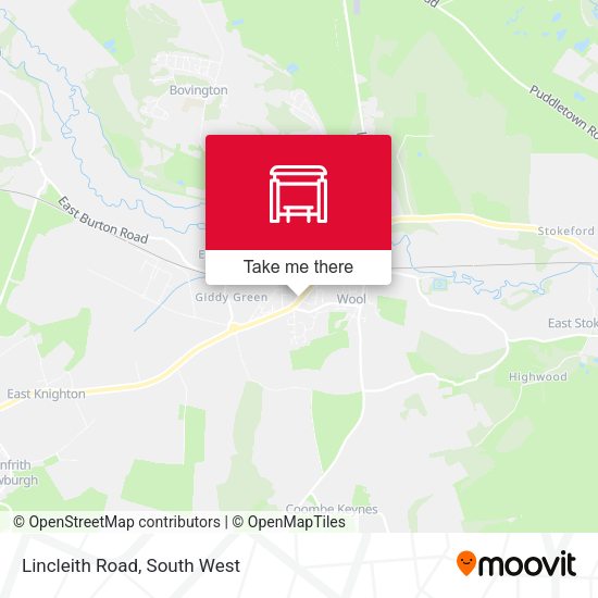 Lincleith Road map