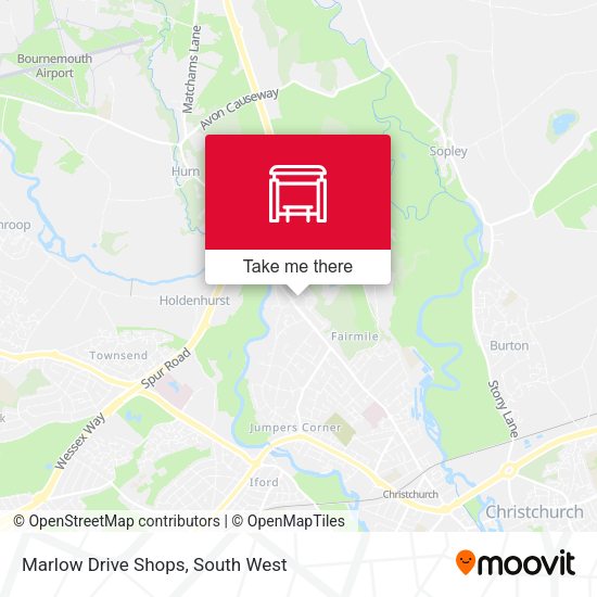 Marlow Drive Shops map