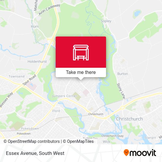 Essex Avenue map