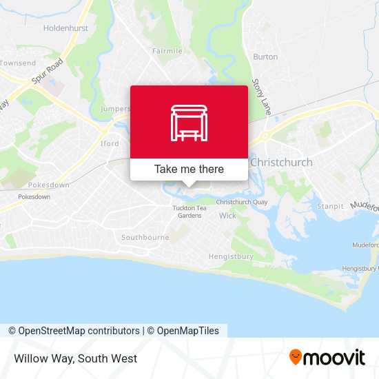 Willow Way map