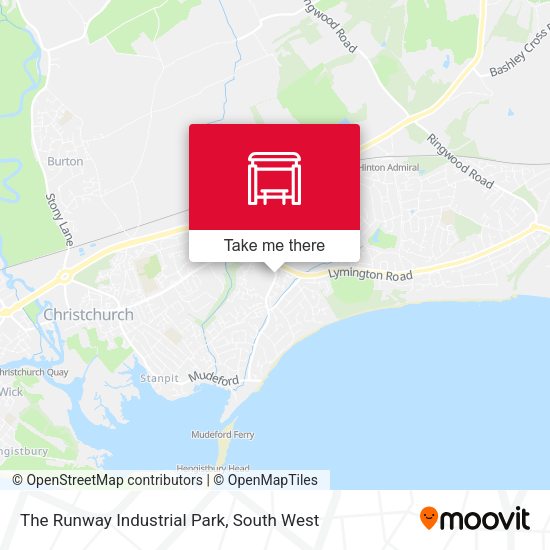 The Runway Industrial Park map