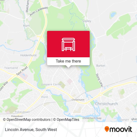 Lincoln Avenue map