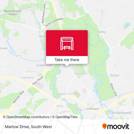 Marlow Drive map