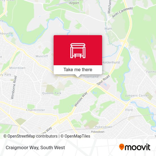 Craigmoor Way map