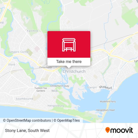 Stony Lane map