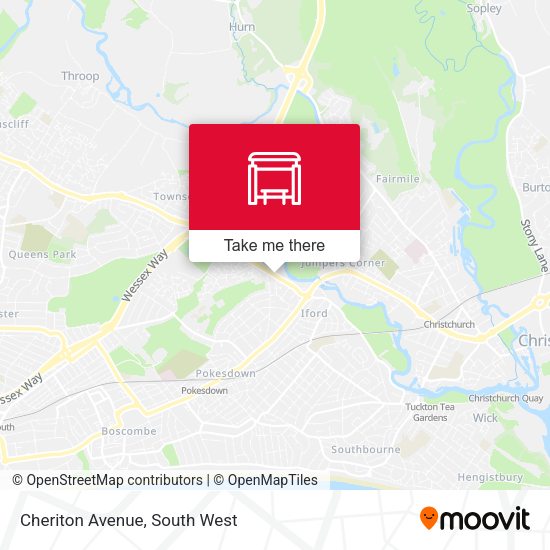 Cheriton Avenue map