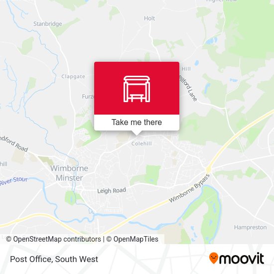 Post Office map