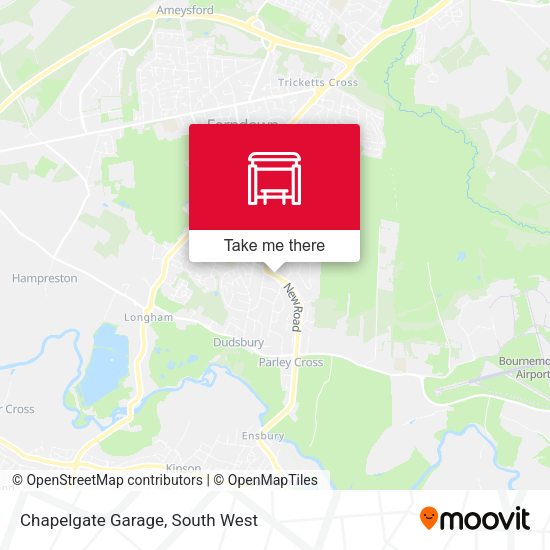 Chapelgate Garage map