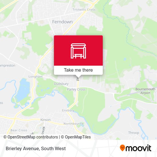 Brierley Avenue map