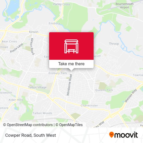 Cowper Road map
