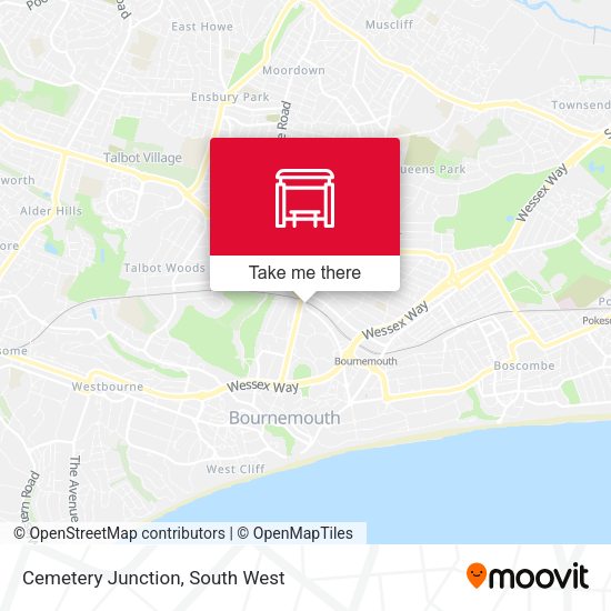 Cemetery Junction map
