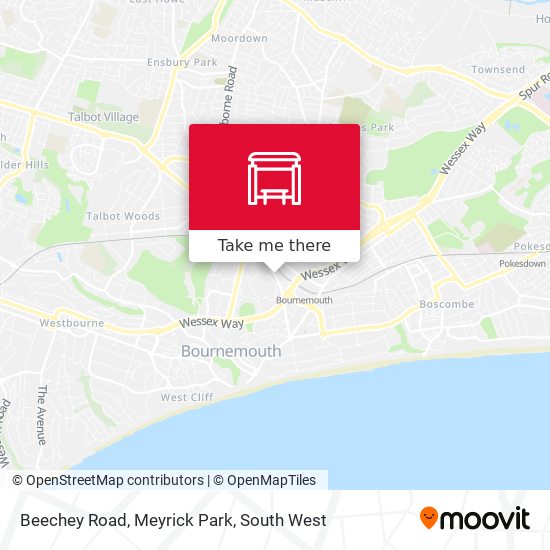 Beechey Road, Meyrick Park map