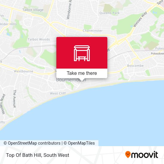 Top Of Bath Hill map