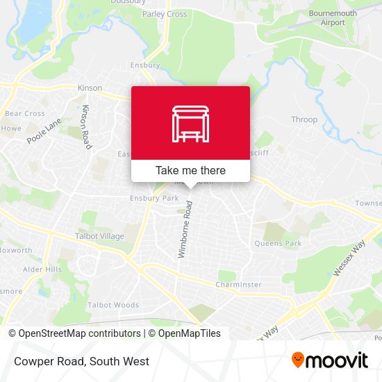 Cowper Road map