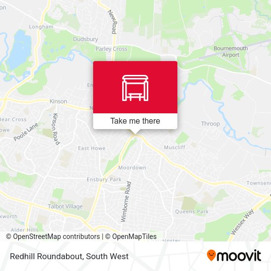 Redhill Roundabout map
