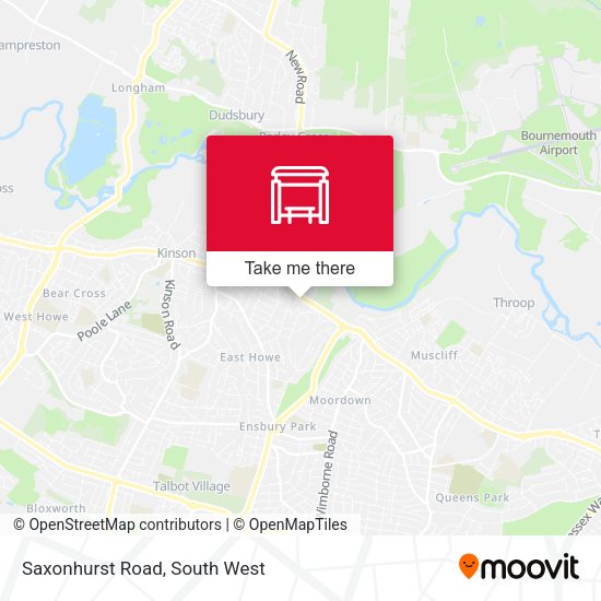 Saxonhurst Road map