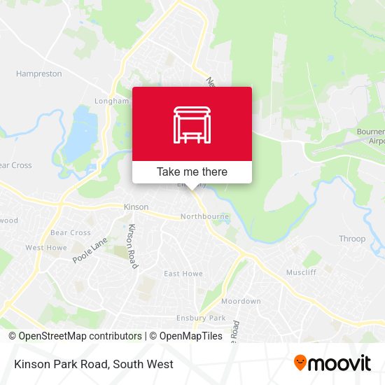 Kinson Park Road map