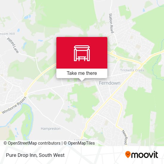 Pure Drop Inn map