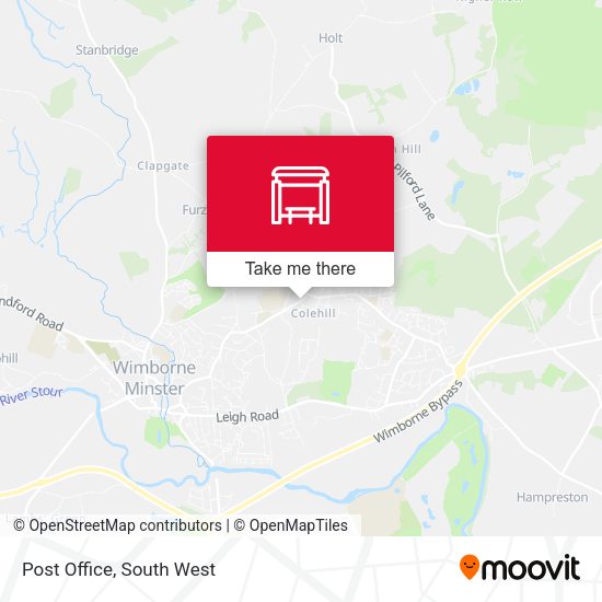 Post Office map