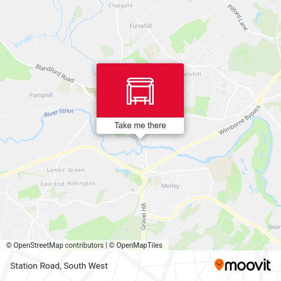 Station Road map