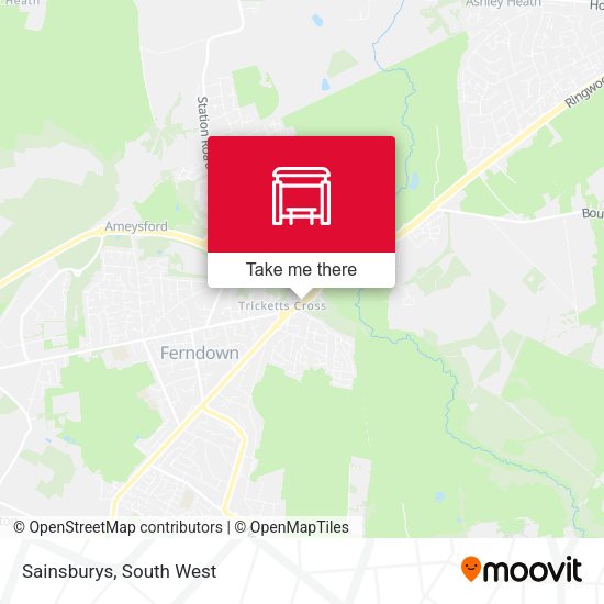 Sainsburys map