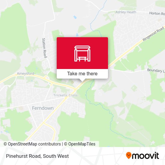 Pinehurst Road map