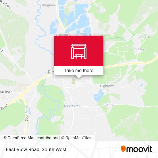 East View Road map