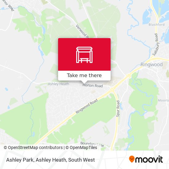 Ashley Park, Ashley Heath map