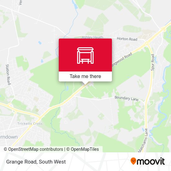 Grange Road map