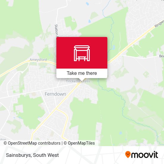 Sainsburys map
