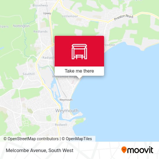 Melcombe Avenue map
