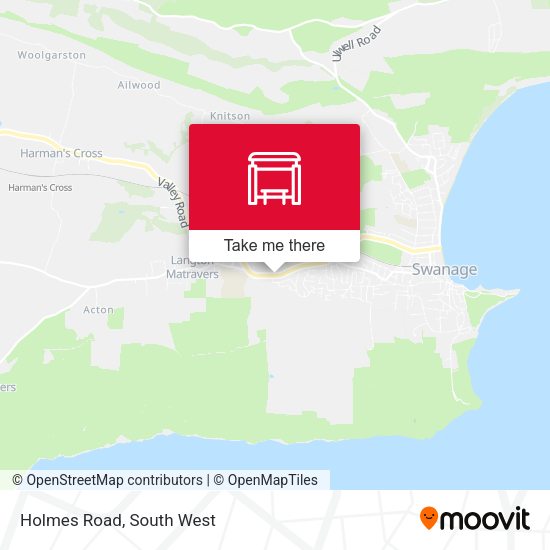 Holmes Road map