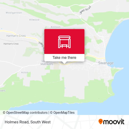 Holmes Road map