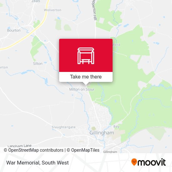 War Memorial map