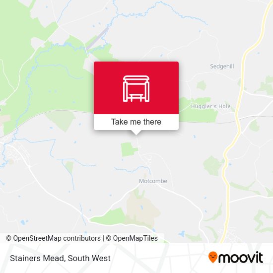 Stainers Mead map