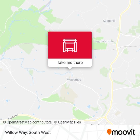 Willow Way map