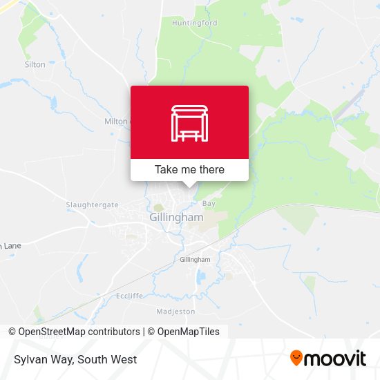 Sylvan Way map