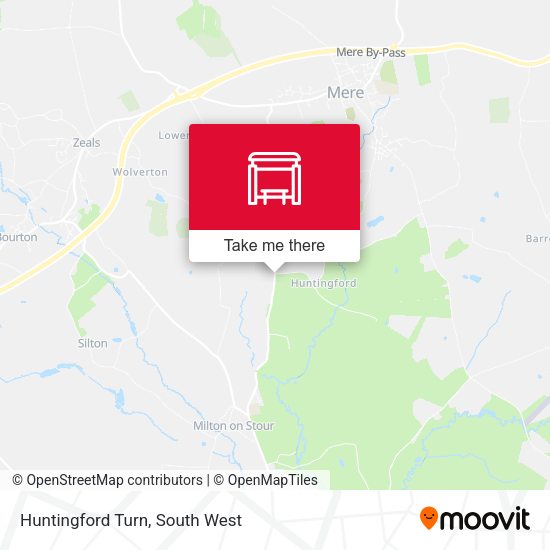 Huntingford Turn map
