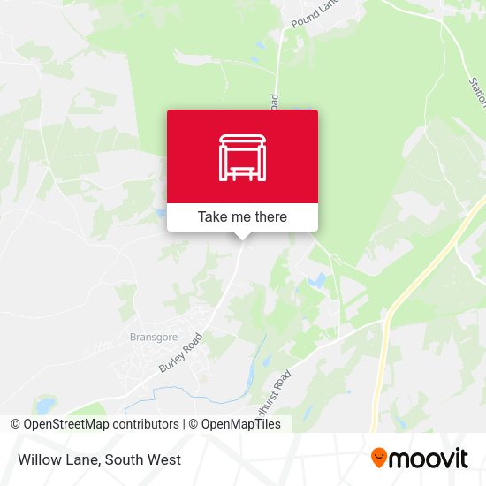 Willow Lane map